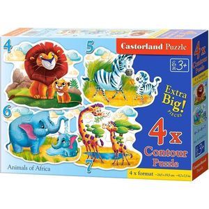 Castorland Legpuzzel Animals Of Africa 22 Stukjes