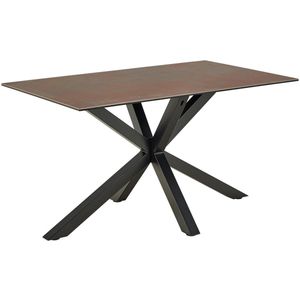 Sohome Eettafel Samona - Keramiek - 135 x 80cm - Bruin