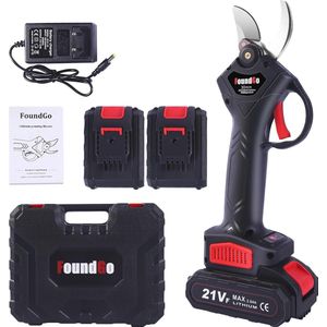 Professionele 30 mm Elektrische Snoeischaar met Borstelloze Motor en Lithiumbatterijen