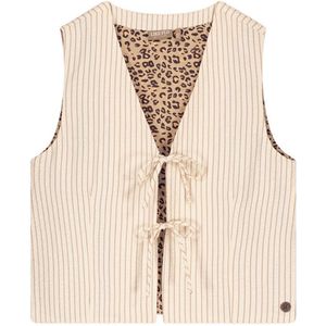 Like Flo zomer gilet meisjes teens - creme - strik - Cameron