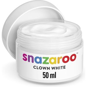 Snazaroo Schmink Clown wit pot 50 ml.