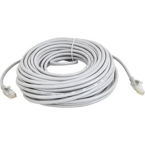 ValeDelucs Internetkabel 15 meter - CAT5 UTP Ethernet kabel RJ45 - Patchkabel LAN Cable Netwerkkabel - Grijs