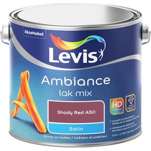 Levis Ambiance Lak Satin Mix - Shady Red A50 - 2,5 L