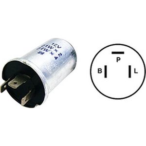 Mechanisch/thermisch knipperlicht relais 12V 3 polig