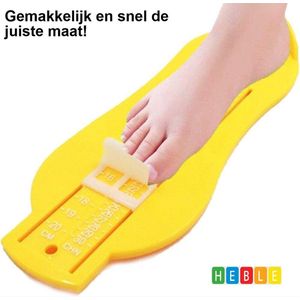 *** Voetmeter geschikt tot Schoenmaat 30 - Meten is Weten - van Heble® ***