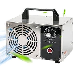 Auveach - Ozongenerator -32.000 mg/u - Draagbaar Luchtfilter - Luchtreiniger - Ozonator met Timer