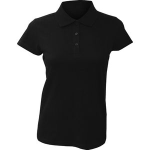 SOLS Dames/dames Prescott Poloshirt met korte mouwen Jersey Polo (Diep zwart)