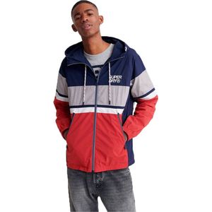 SUPERDRY Summer House Through Jas Mannen Rich Navy - Maat L