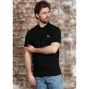 Fred Perry Plain fred perry shirt - night green snow white