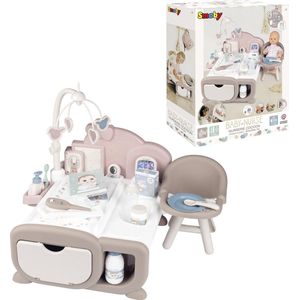 Smoby - Baby Nurse - Kinderkamer - Verzorgingstafel- Bed - Baby - Pop