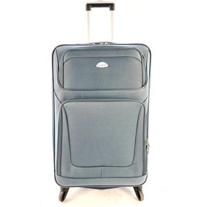 AATravel XL Reiskoffer - Trolley - Met expander - Voorvakken - 78 cm - 112 Liter - Grijs