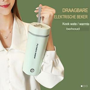 Gratyfied - Draagbare Waterkoker - Reiswaterkoker- Mini Waterkoker - Wit