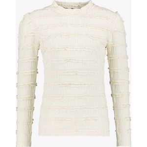 MyWay meisjes shirt met ruches ecru - Beige - Maat 146/152