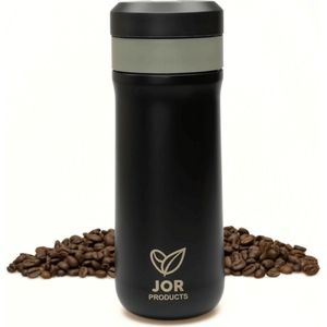 JOR Products® French Press - Koffiezetapparaat - Koffiebonen - Thermoskan - Camping - Reizen - Travel Mug - Espresso - Thee