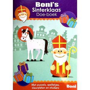 Sinterklaas doe-boek met kleurplaten, puzzels enz