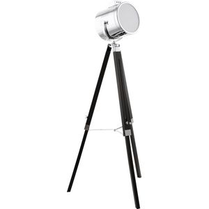 EGLO Upstreet - Vloerlamp - 1 Lichts - Hoogte 1500mm. - Zwart, Chroom
