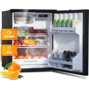 Compressorkoelkast 12V - 85L met Vriesvak voor Camping en Reis