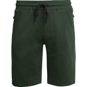 Mario Russo - Heren Shorts Pique Short - Groen - Maat XL