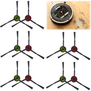 10 stuks reserveonderdelen zijborstels robotstofzuiger Ecovacs Deebot - accessoireset zijborstels Ecovacs DEEBOT x 1-T5-N5-T8-T9-T10 zwart .