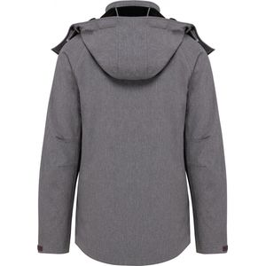 Jas Dames S Kariban Lange mouw Marl Grey 95% Polyester, 5% Elasthan