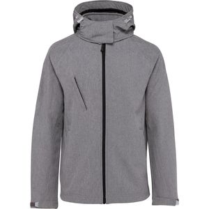 Kariban Dames softshell jas met afneembare capuchon K414 - Marl Grey - S