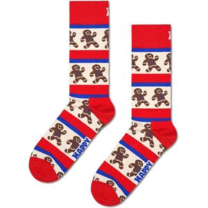 Happy Socks unisex sokken gingerbread stripe multi