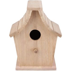 Kolibriehuis voor buiten - Vogelhuisje onafgewerkt om te schilderen - Doe-het-zelf vogelkooi - Decoratie
