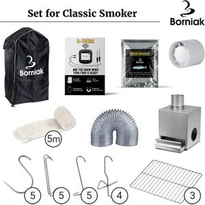 Set Smoker Stainless Steel ZSS-150