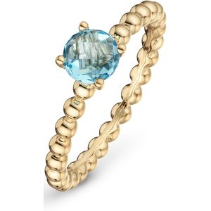 Glow 214.230552 Elements Of Love Dames Ring - Minimalistische ring - Sieraad - 14 Karaat Goud