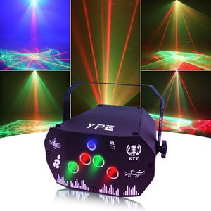 YPE® Discolamp - Party Lights - Disco licht - Party Laser - Mini Disco Lamp met Droom Effect - Lasers en LED verlichting - Afstand bestuurbaar, Geluid gestuurd, Automatisch en Stroboscoop effect