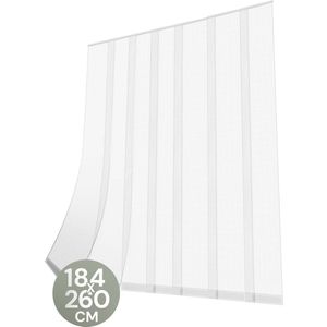 O'DADDY® Vliegengordijn Lamellenhor - 184x260 cm - Deurgordijn - Hordeur - Aanpasbaar Ontwerp - Glasvezel - Deurhor Wit