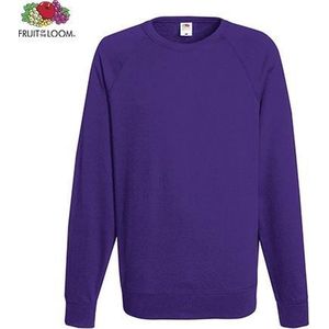 Fruit of the Loom sweater - ronde hals - maat XL - heren - Kleur Purple