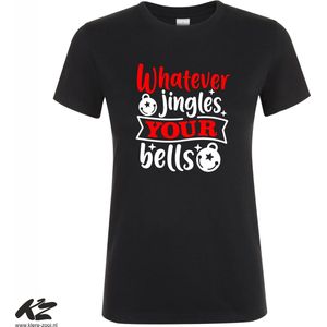Klere-Zooi - Whatever Jingles Your bells - Dames T-Shirt - M