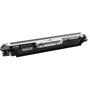 Geschikt voor HP 126A / CE-310A Toner cartridge - Zwart - Geschikt voor HP Color LaserJet Pro CP1025 - CP1025NW - Pro 100 M175A - Pro 100 175NW - TopShot M275