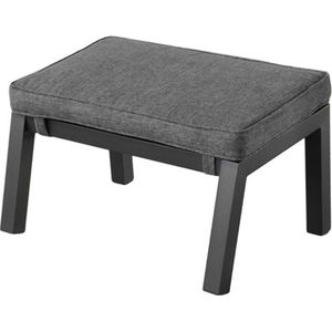 Hocker Grijs - Aluminium - 45x60x30 cm - Hocker Milano - SenS-Line