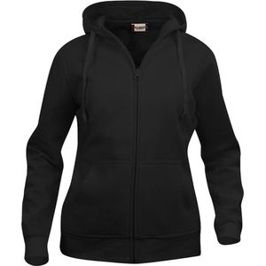 Clique Basic Hoody Full Zip Women 021035 - Zwart - XXL