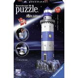 Ravensburger Vuurtoren Night Edition- 3D puzzel gebouw - 216 stukjes