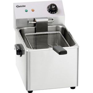 Bartscher Friteuse enkele 8 Liter | 26.5(b) x 43(d) x 34(h) cm