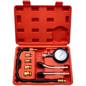 Compressiemeter voor benzinemotor - meetgereedschap voor vrachtwagen, motorfiets, scheepvaart voertuig - universeel - nauwkeurige compressietester .