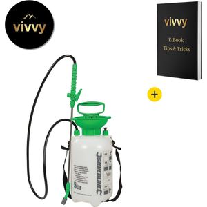 Rugsproeier - Rugspuit 2 In 1 - Rugsproeier Onkruid Met Verstelbare Sproeier - 100% Tevredenheidsgarantie - 5L