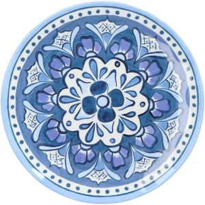 Touch-Mel - Ontbijtbord Santorini 22cm - gemaakt van melamine (set van 3) - Kleine borden