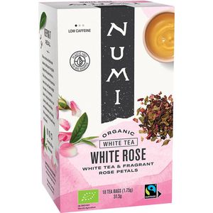 Numi - Biologische witte thee met rozenblaadjes - White Rose (4 doosjes)