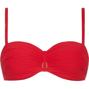 CYELL Dames Bandeau Bikinitop Voorgevormd met Beugel Rood -  Maat 90E