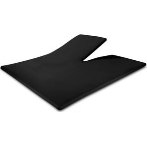 Dreamhouse Splittopper Jersey Hoeslaken - 160X220 - Zwart