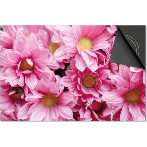 Inductie beschermer 77x51 - afdekplaat inductie mat - Dietrix Kookplaat beschermer - Exclusief - Flowers 6 - Margrieten close up