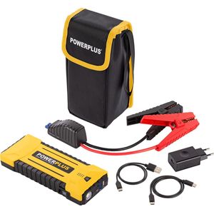 Powerplus POWX4258 Jump starter 3 in 1 - Starthulp kit - 16000 mAh - Incl. startkabels auto en usb kabel