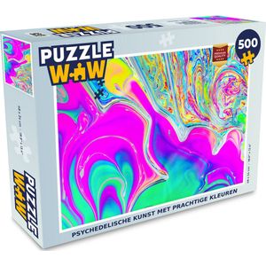 Puzzel Kunst - Kleuren - Psychedelisch - Legpuzzel - Puzzel 500 stukjes