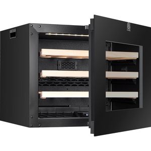 Wine Klima S24-IB45 Touch Inbouw wijnklimaatkast - Zwart - 24 flessen - 1 zone - Touch opening