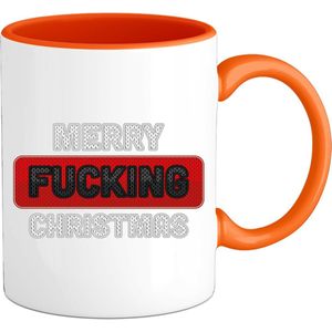 Merry f*cking christmas - Mok - Oranje