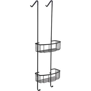 Saqu Norm hangend doucherek 24x16x80cm mat zwart